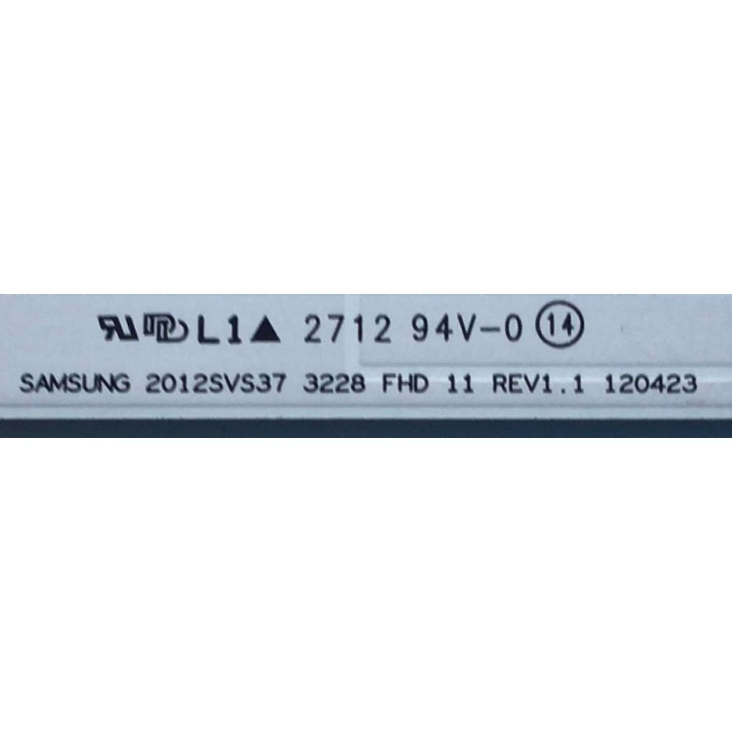 KIT DE LED'S PARA TV SAMSUNG (5 PIEZAS) / NUMERO DE PARTE 2012SVS37 / SAMSUNG 2012SVS37 3228 FHD 11 REV1.1 120423 / BN96-24191A / BN41-01908A / D1GE-370SC0-R0 / 37-3535LED-44EA / PANEL DE370BGA-C1 / MODELO UN37EH5000 / UN37EH5000FXZA AS01 - Imagen 4